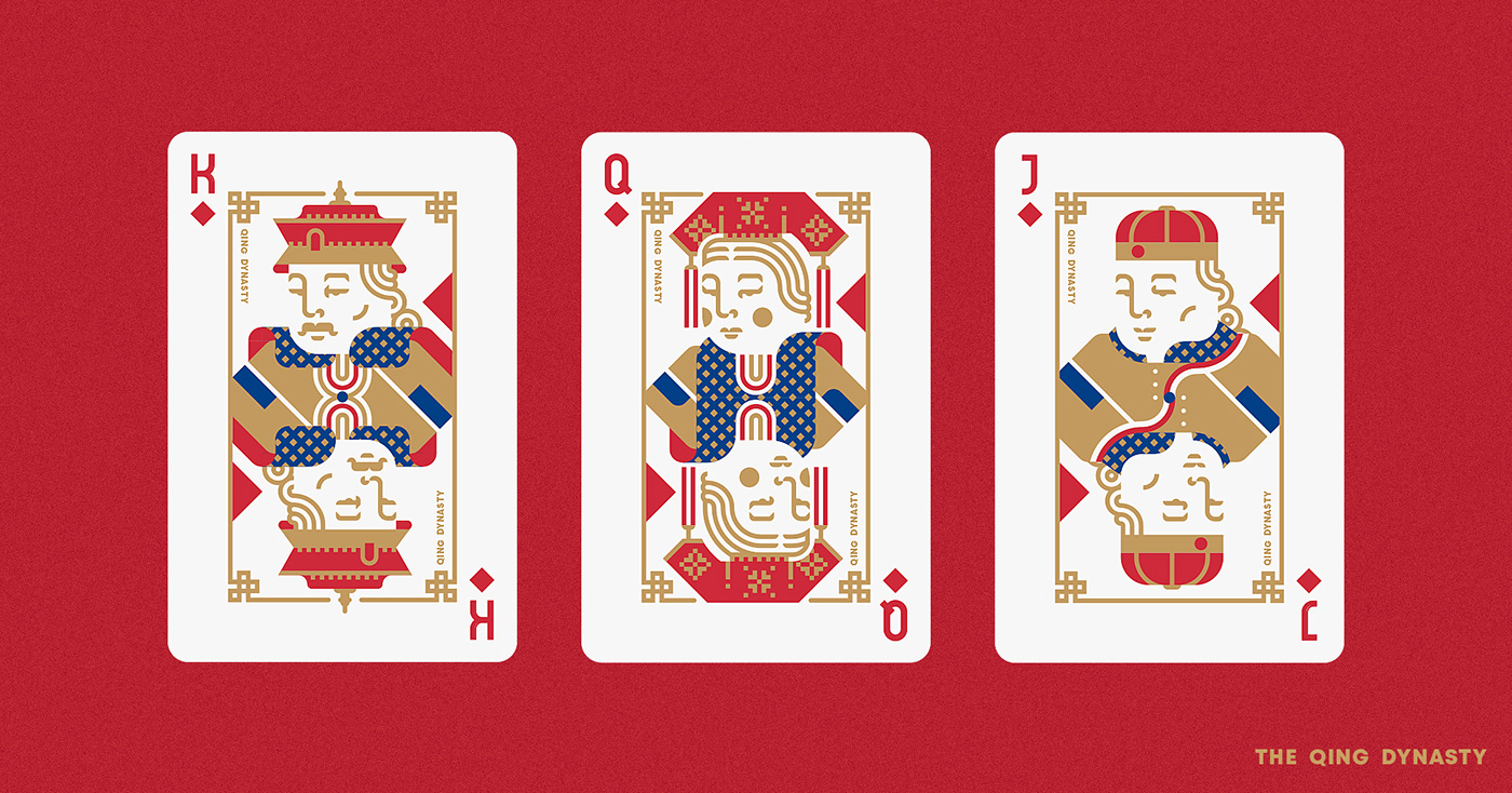 poker，Chinese dynasties ，Art Card，
