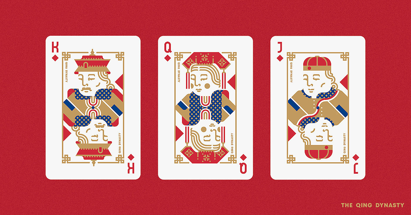 poker，Chinese dynasties ，Art Card，