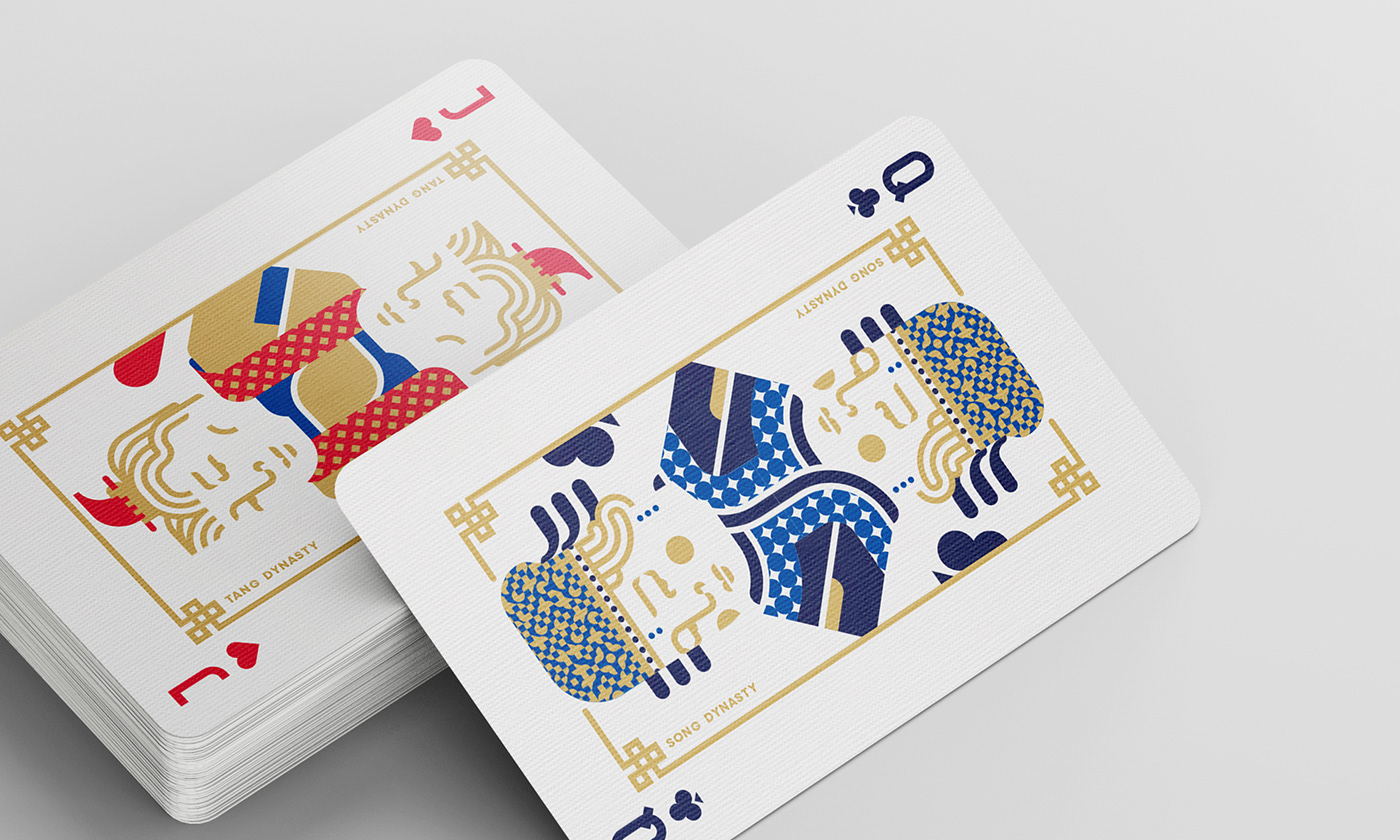poker，Chinese dynasties ，Art Card，
