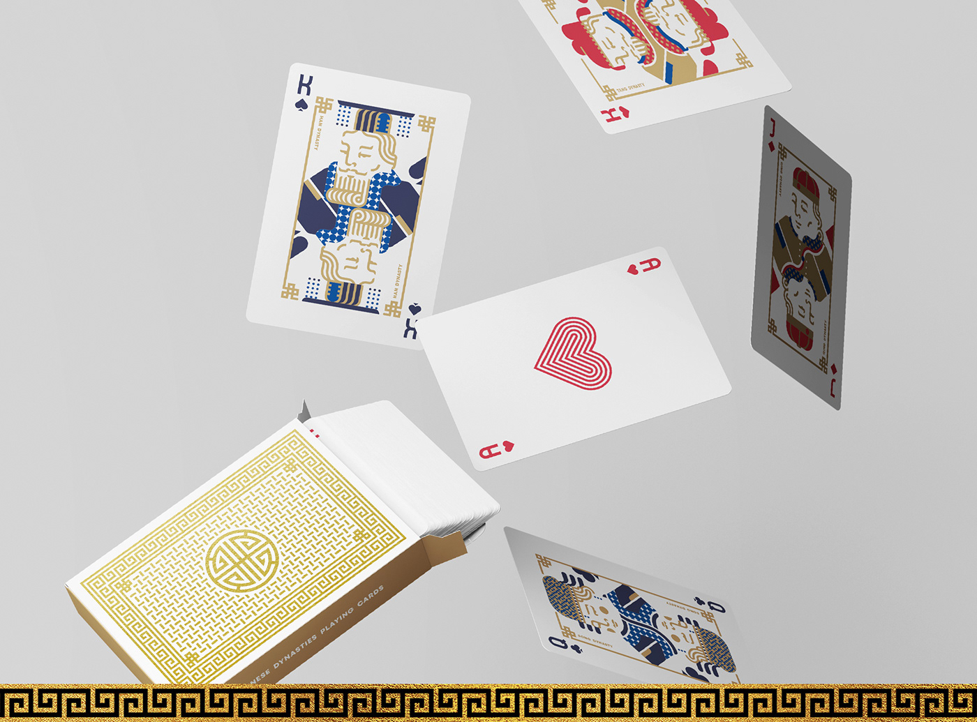 poker，Chinese dynasties ，Art Card，