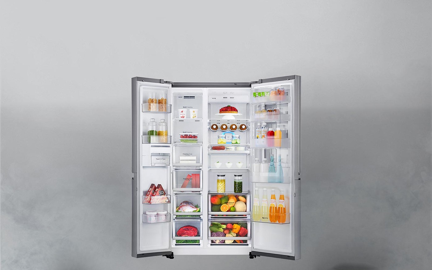 lg，P-veyron6 series，side-by-side combination refrigerator，GR-Q2473PSA，