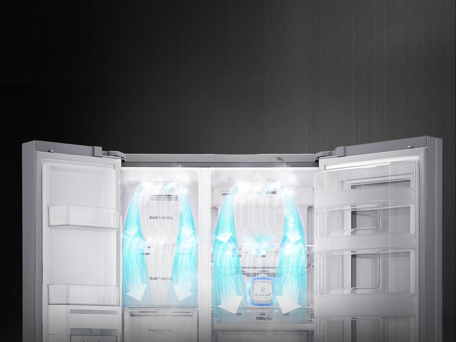 lg，P-veyron6 series，side-by-side combination refrigerator，GR-Q2473PSA，