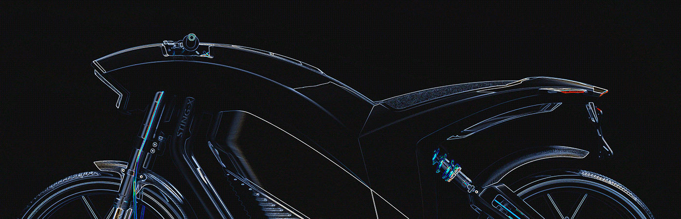 motorcycle，Electric vehicle，cgi，