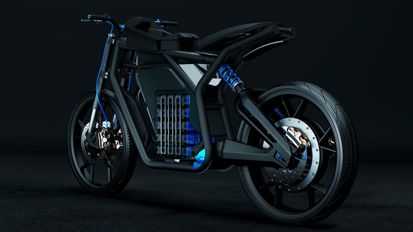 motorcycle，Electric vehicle，cgi，