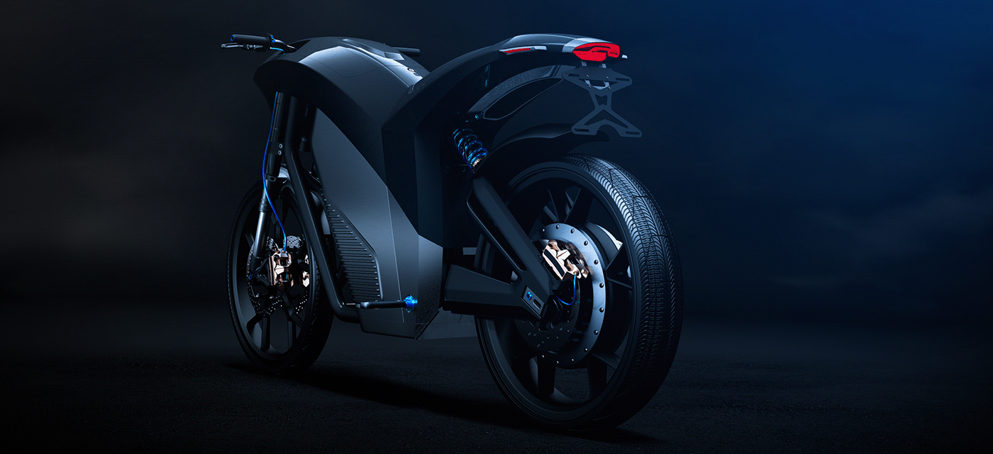 motorcycle，Electric vehicle，cgi，