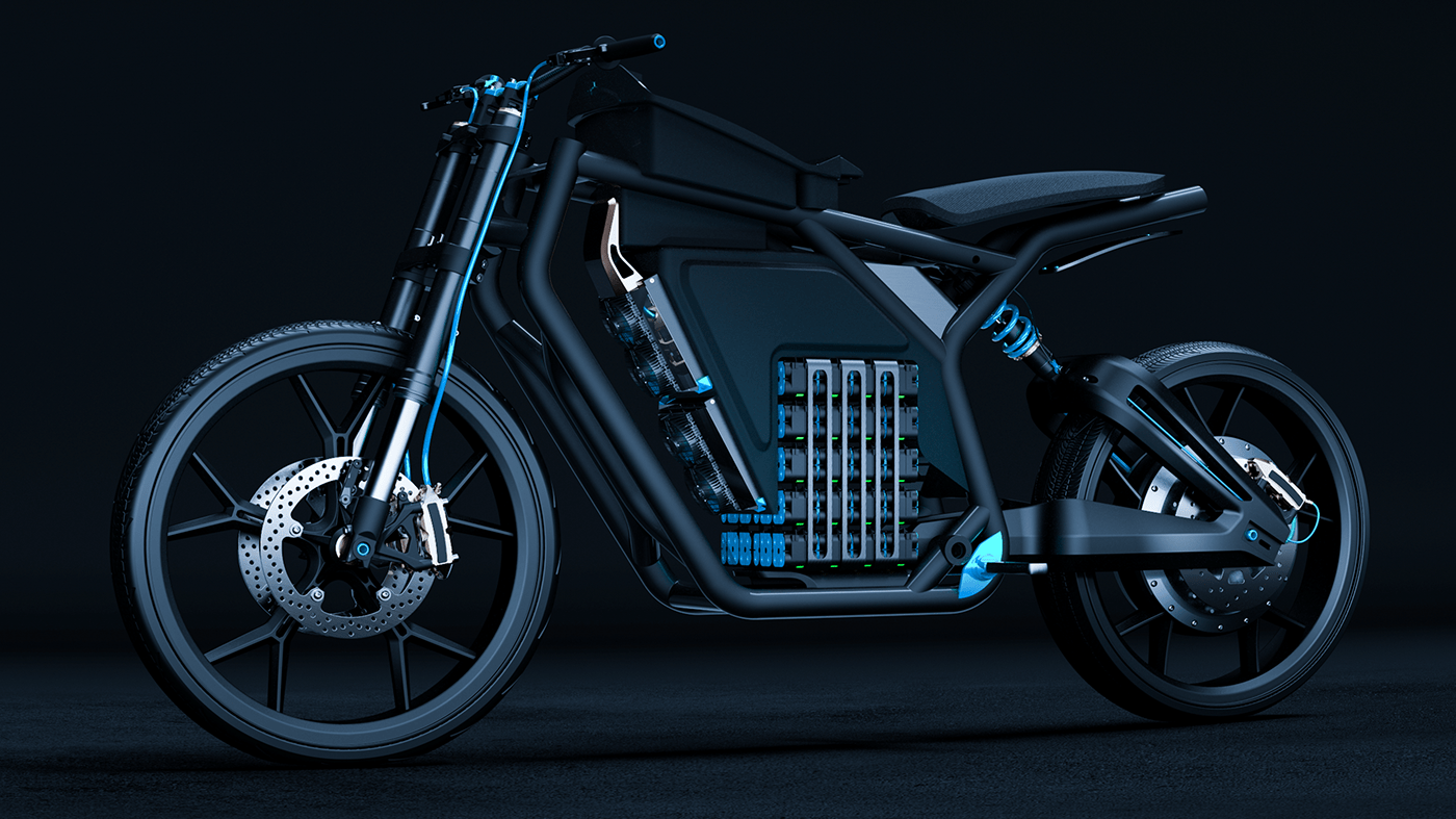 motorcycle，Electric vehicle，cgi，