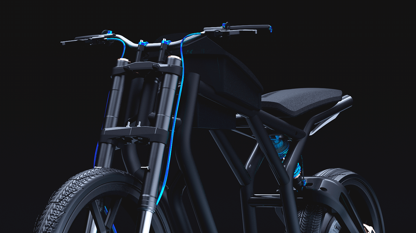 motorcycle，Electric vehicle，cgi，