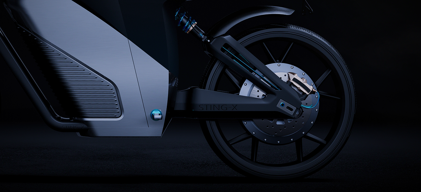 motorcycle，Electric vehicle，cgi，