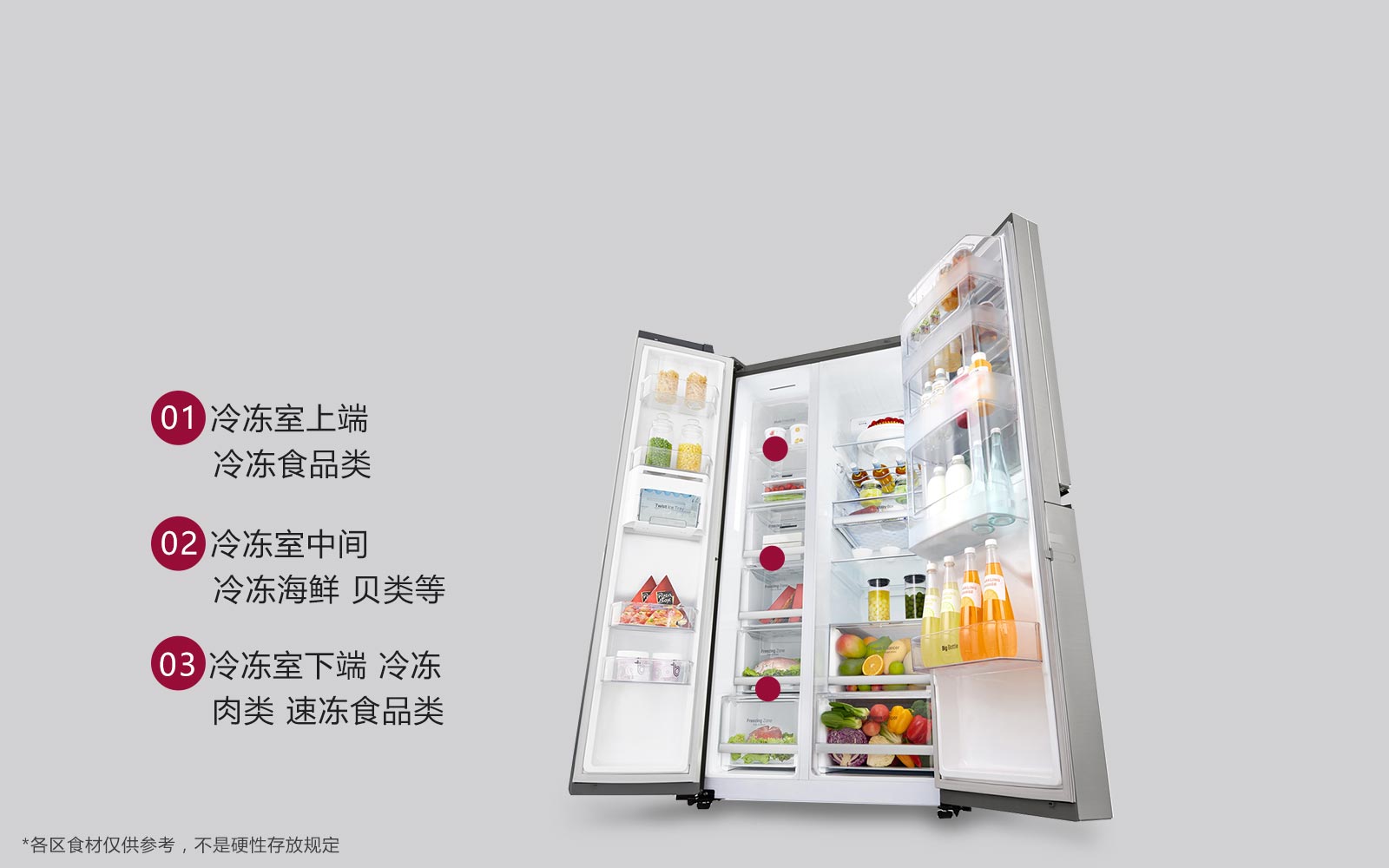 lg，P-veyron6 series，side-by-side combination refrigerator，GR-Q2473PSA，
