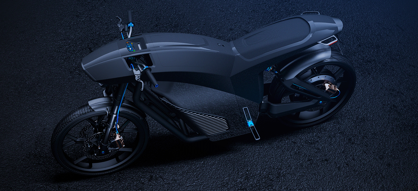 motorcycle，Electric vehicle，cgi，