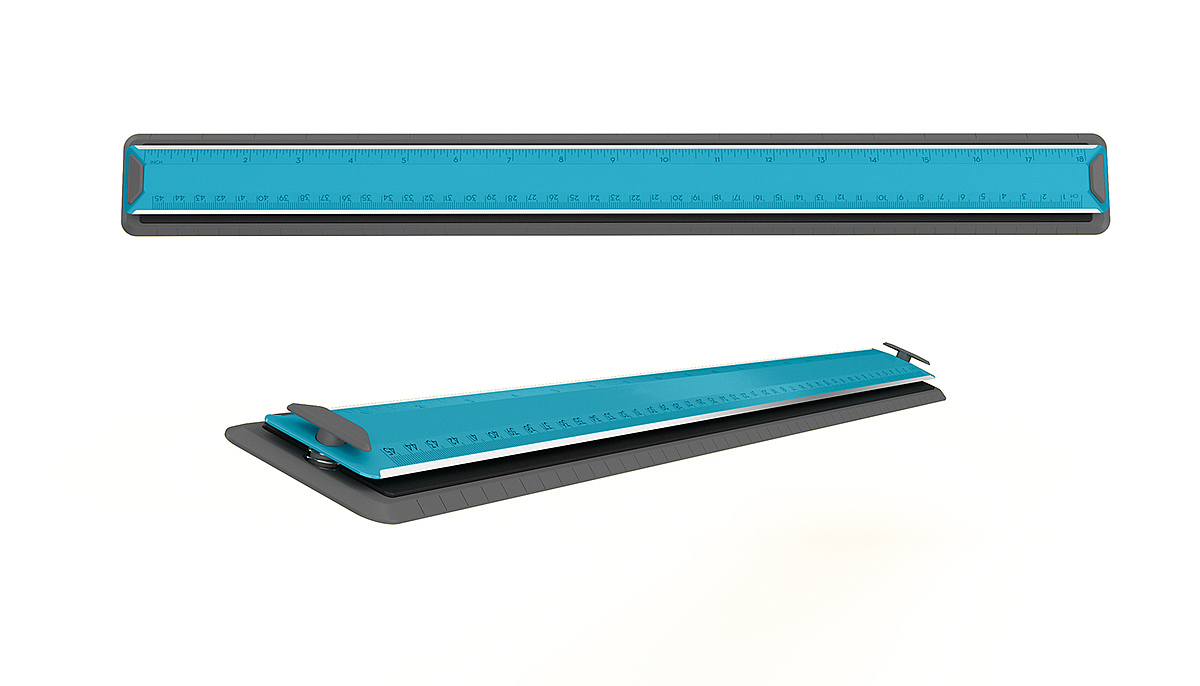 industrial design，product design，tool，to work in an office，ruler，cutting，