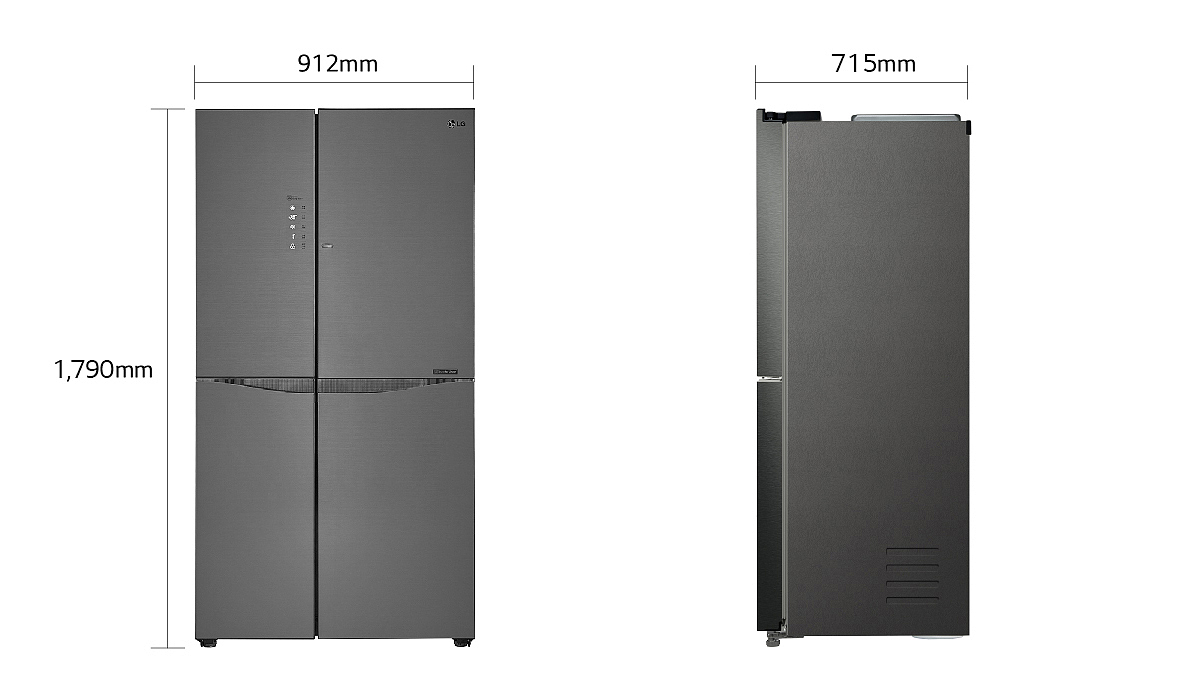 lg，V6000 plus series，side-by-side combination refrigerator，GR-M2471NQA，