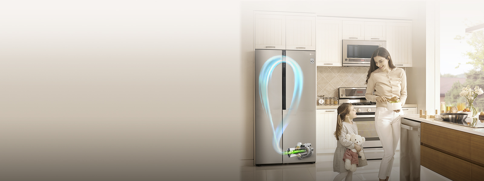 lg，V6000 plus series，side-by-side combination refrigerator，GR-B2471JAS，