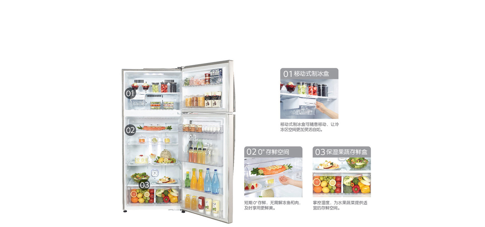 lg，Air cooled frost free series，Two door refrigerator，GR-B432HLCN，
