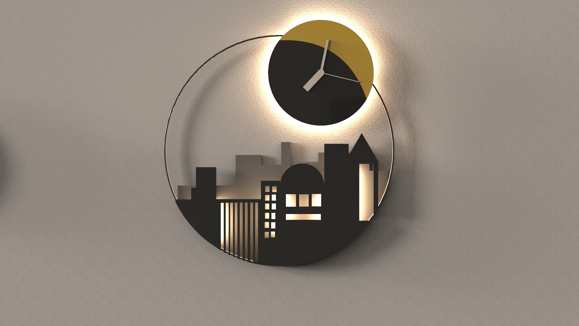 Wall clock，alarm clock，Design，Atmosphere lamp，original，