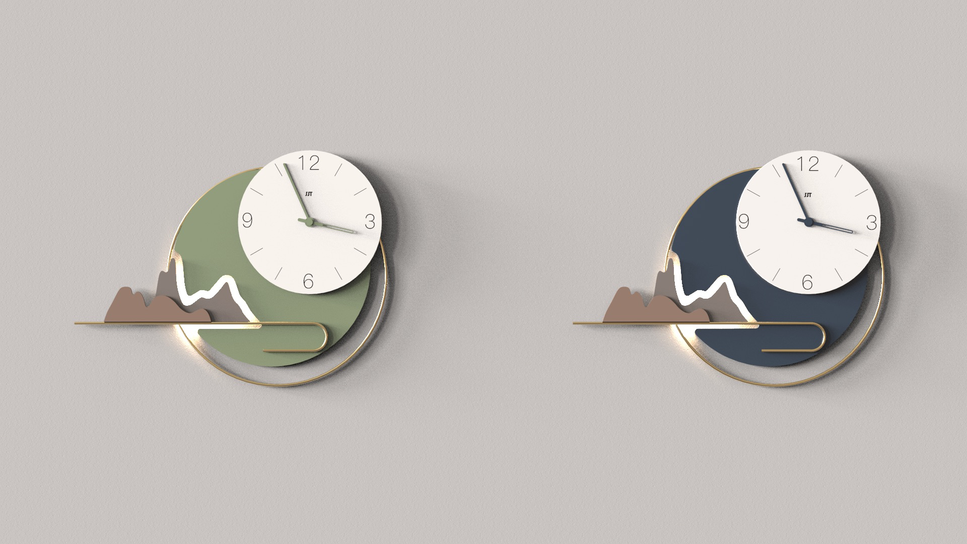 Wall clock，alarm clock，Design，Atmosphere lamp，original，