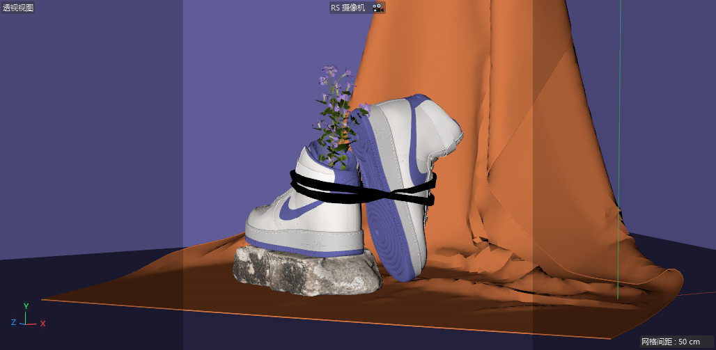 Product rendering，Realistic，nike，keyshot，cinema4d，