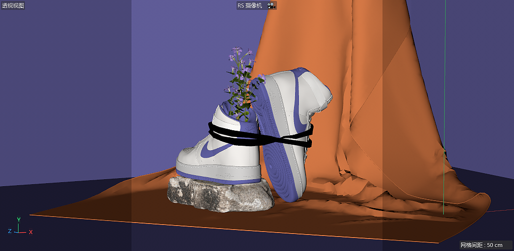 产品渲染，写实，nike，keyshot，cinema4d，