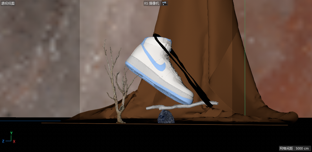 Product rendering，Realistic，nike，keyshot，cinema4d，