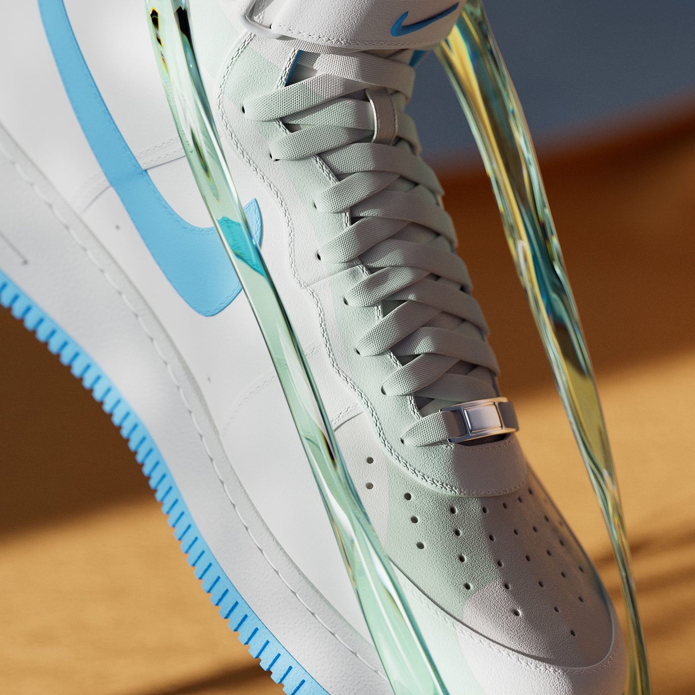 Product rendering，Realistic，nike，keyshot，cinema4d，