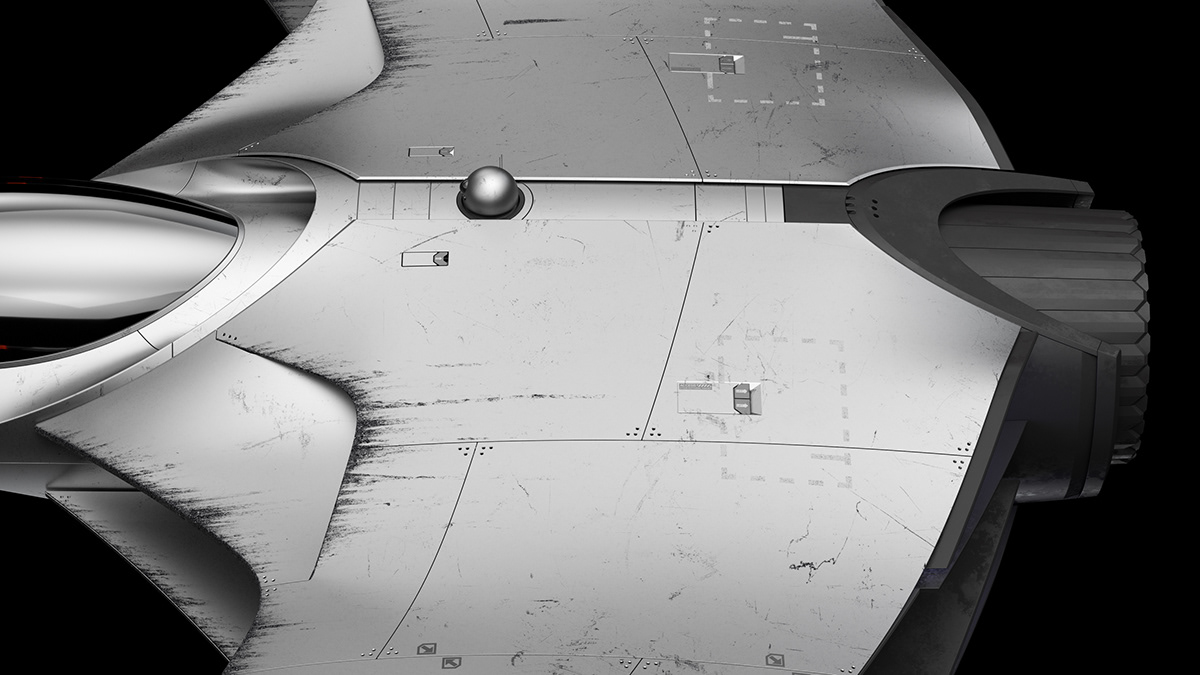 3d，conceptual design，industrial design，Science fiction ship，