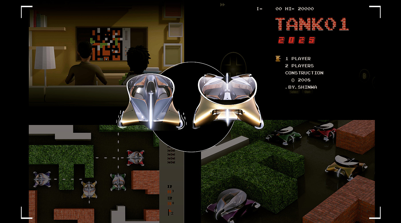 Tank Battle，Childhood games，Automobile design，conceptual design，
