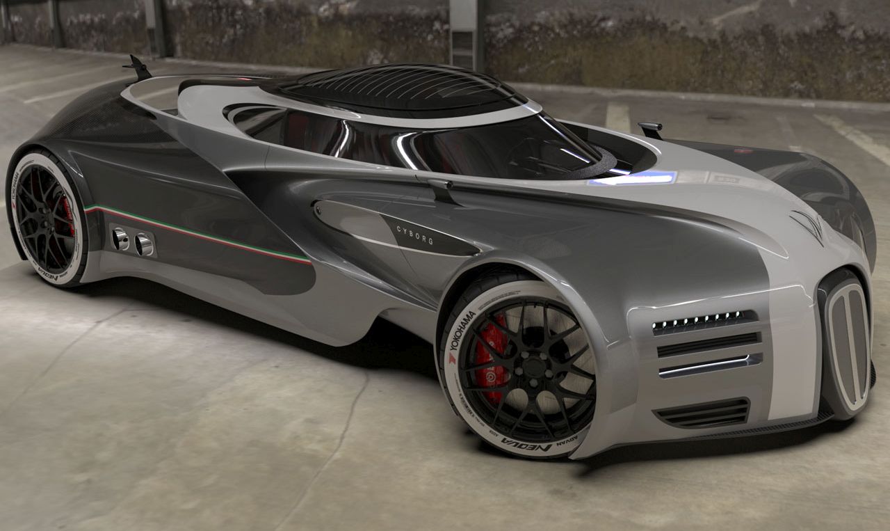 Sports car，electric vehicle，Cyborg，