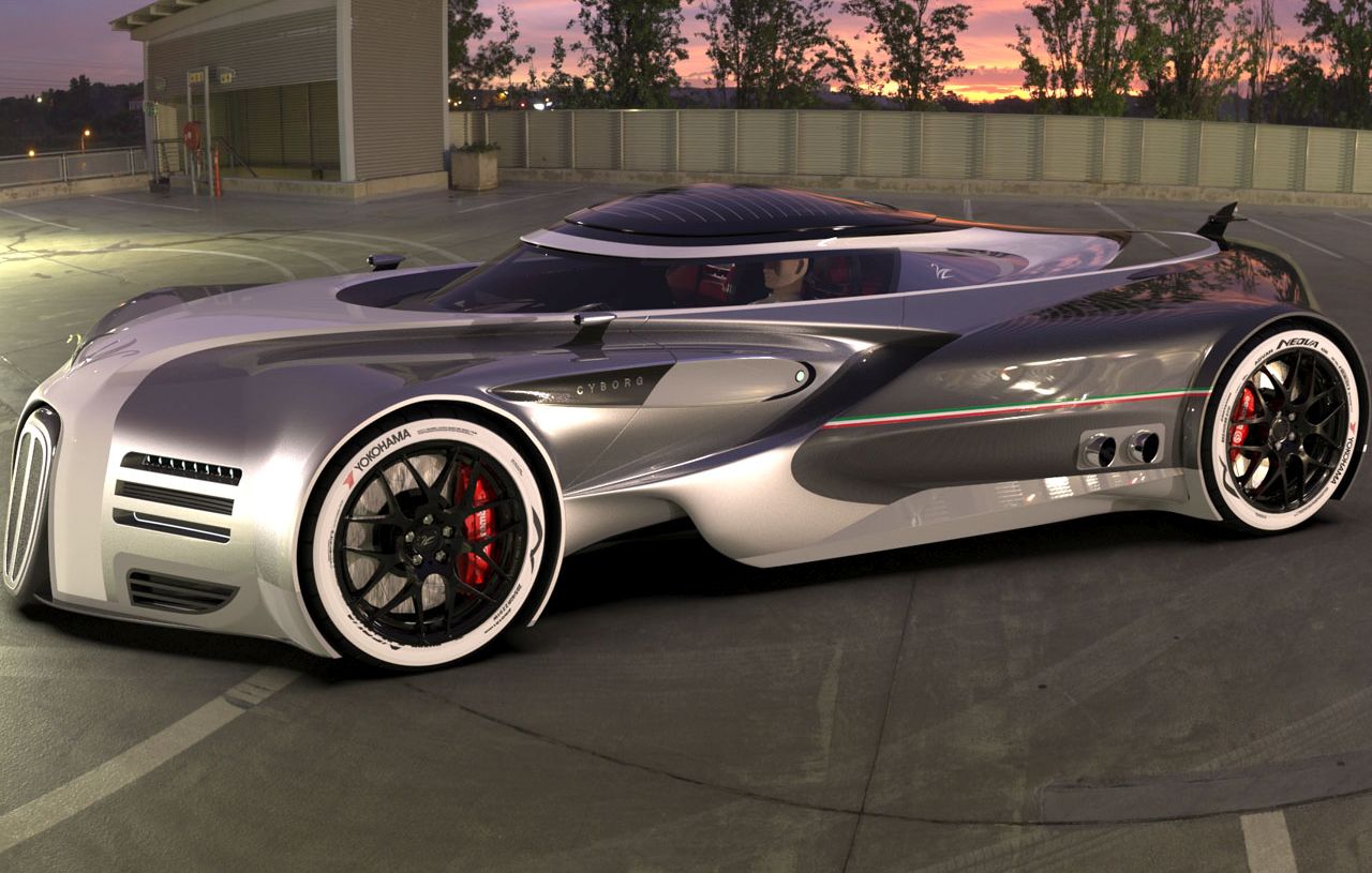 Sports car，electric vehicle，Cyborg，