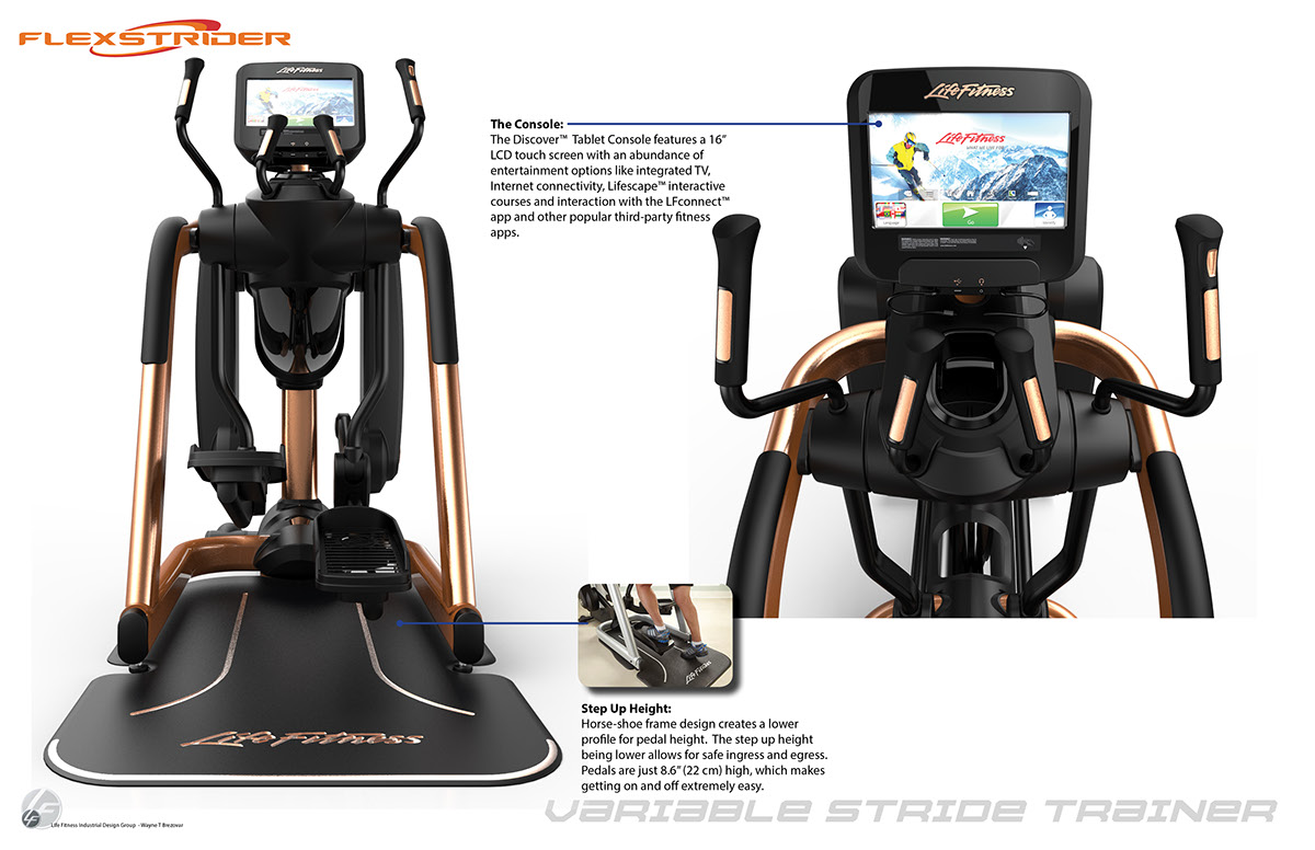 Life Fitness，FlexStrider，Fitness equipment，physical exercise，
