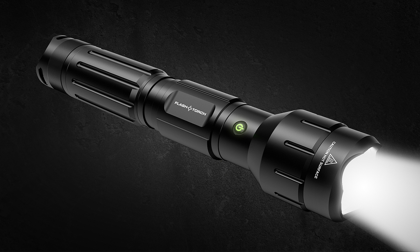 outdoors，Wicked Lasers，Flashlight，black，