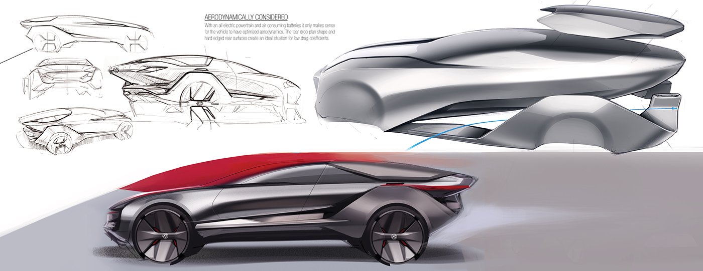 automobile，Hand drawn，public，Cameron Bresn，ps，Sludge model，concept，