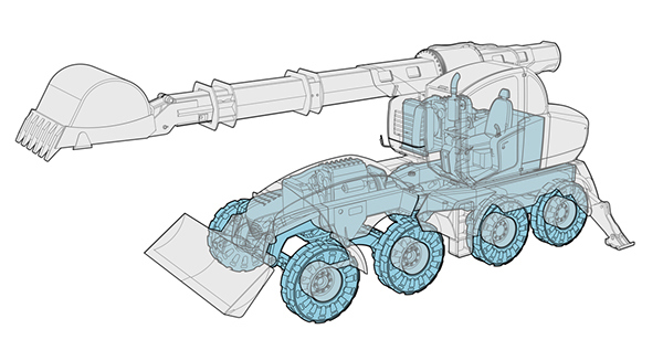 industrial design，engineering，equipment，excavating machinery，