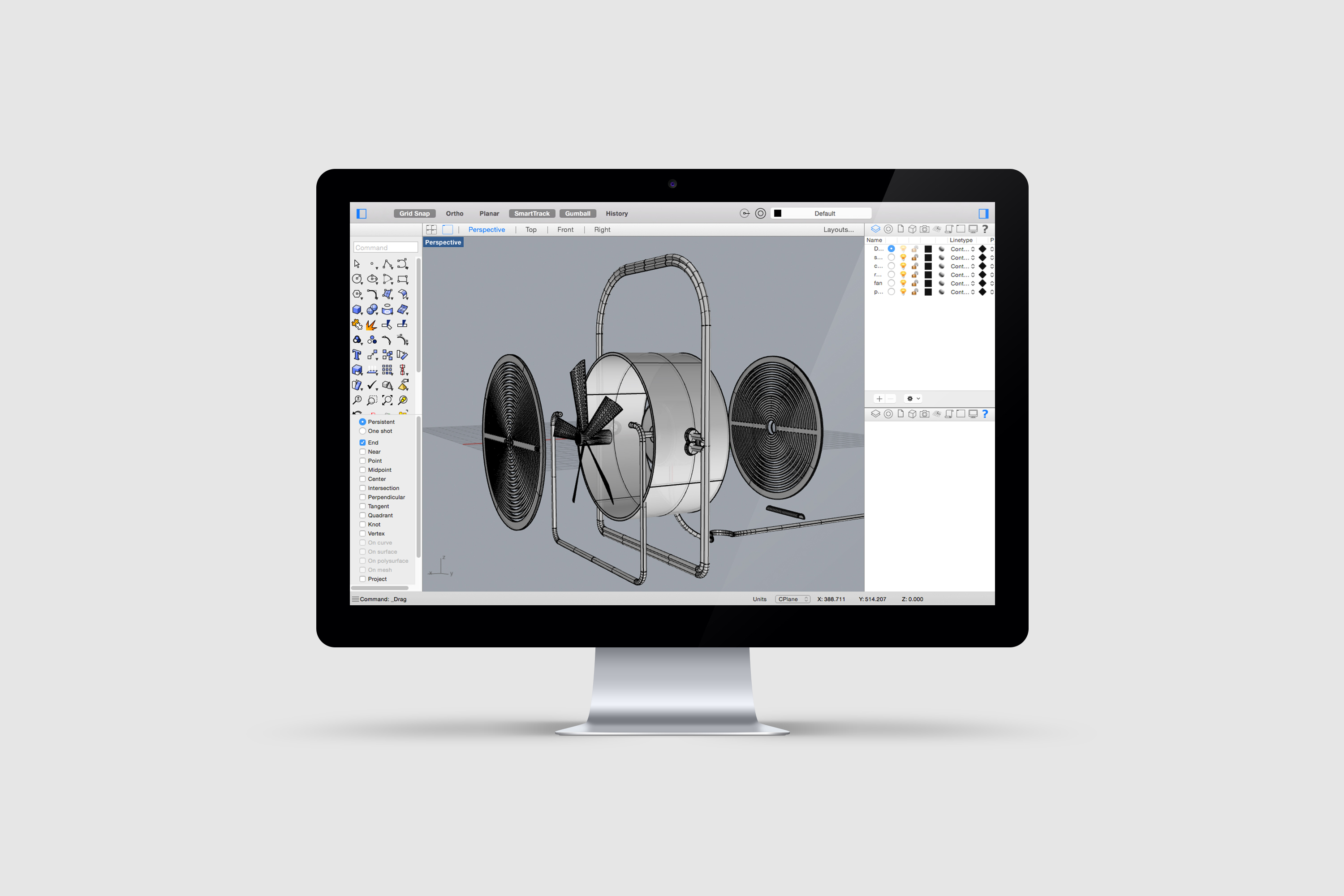 Portable，industrial design，Desk fan，Fan，