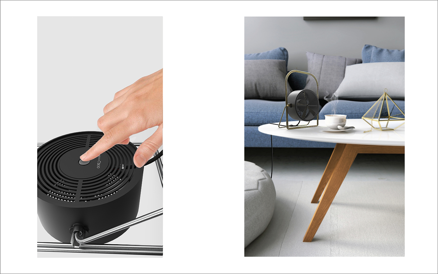 Portable，industrial design，Desk fan，Fan，