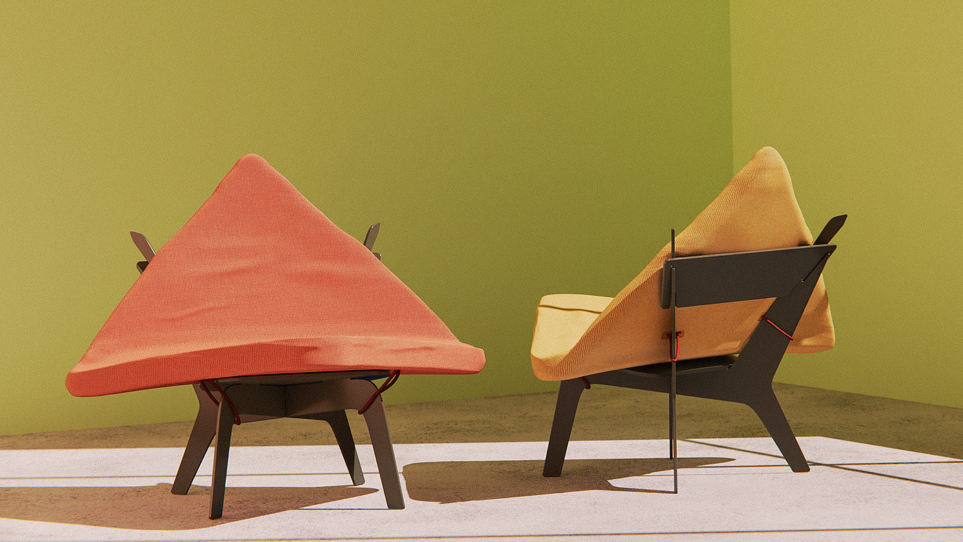 furniture，nomadic，sustainable，Set design，Reuse，cheap，
