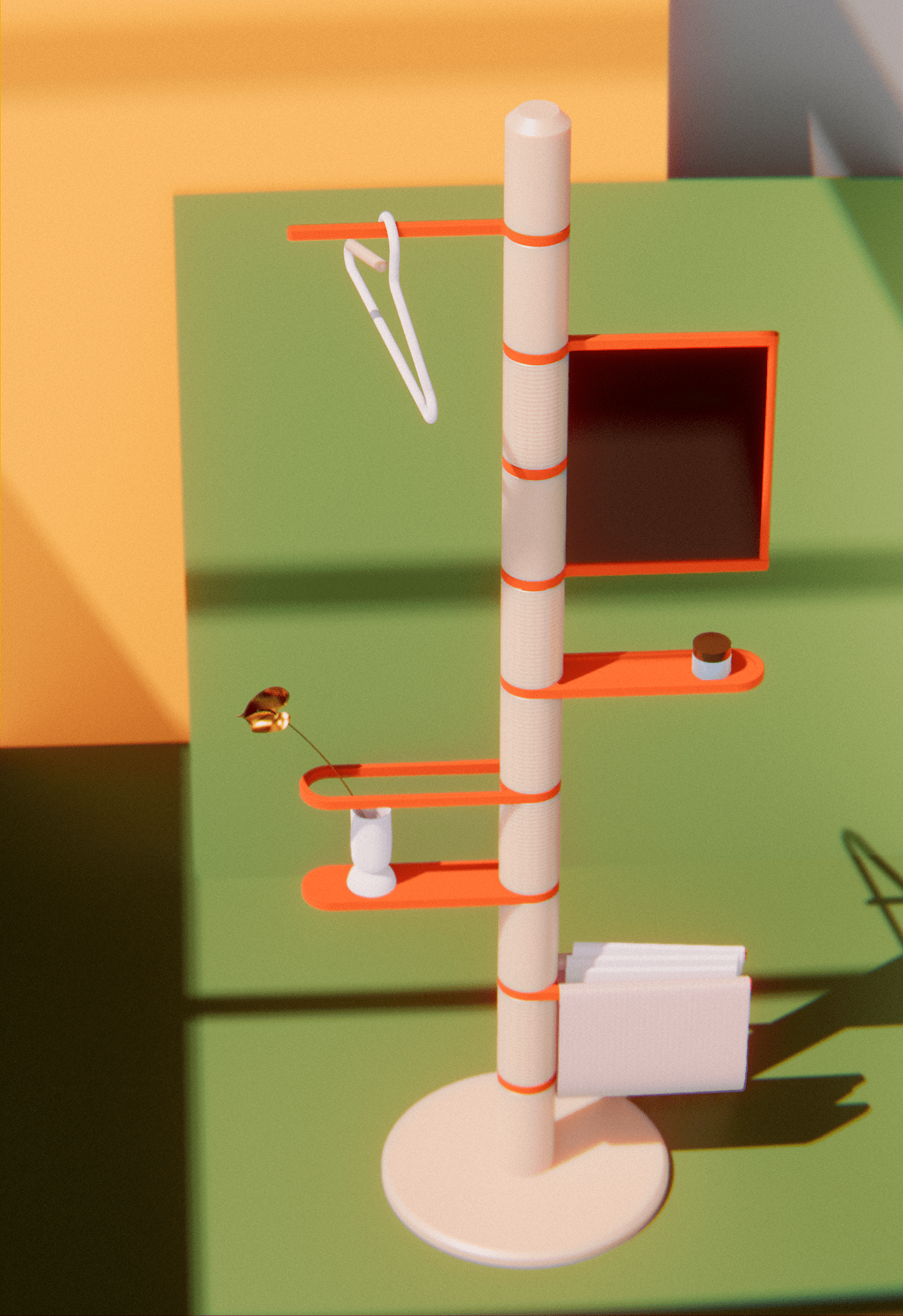 furniture，nomadic，sustainable，Set design，Reuse，cheap，