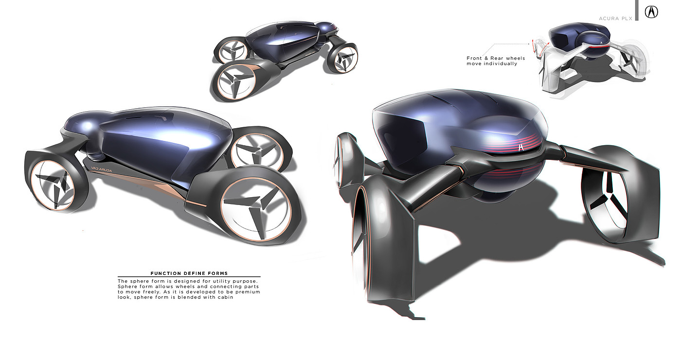 Acura PLX，Honda，Automobile design，conceptual design，