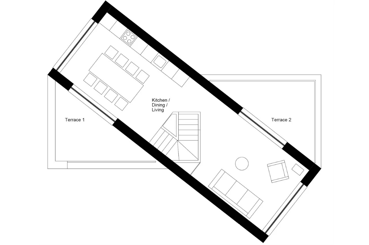 residence，Off grid，Inverted layout，Architecture，modularization，
