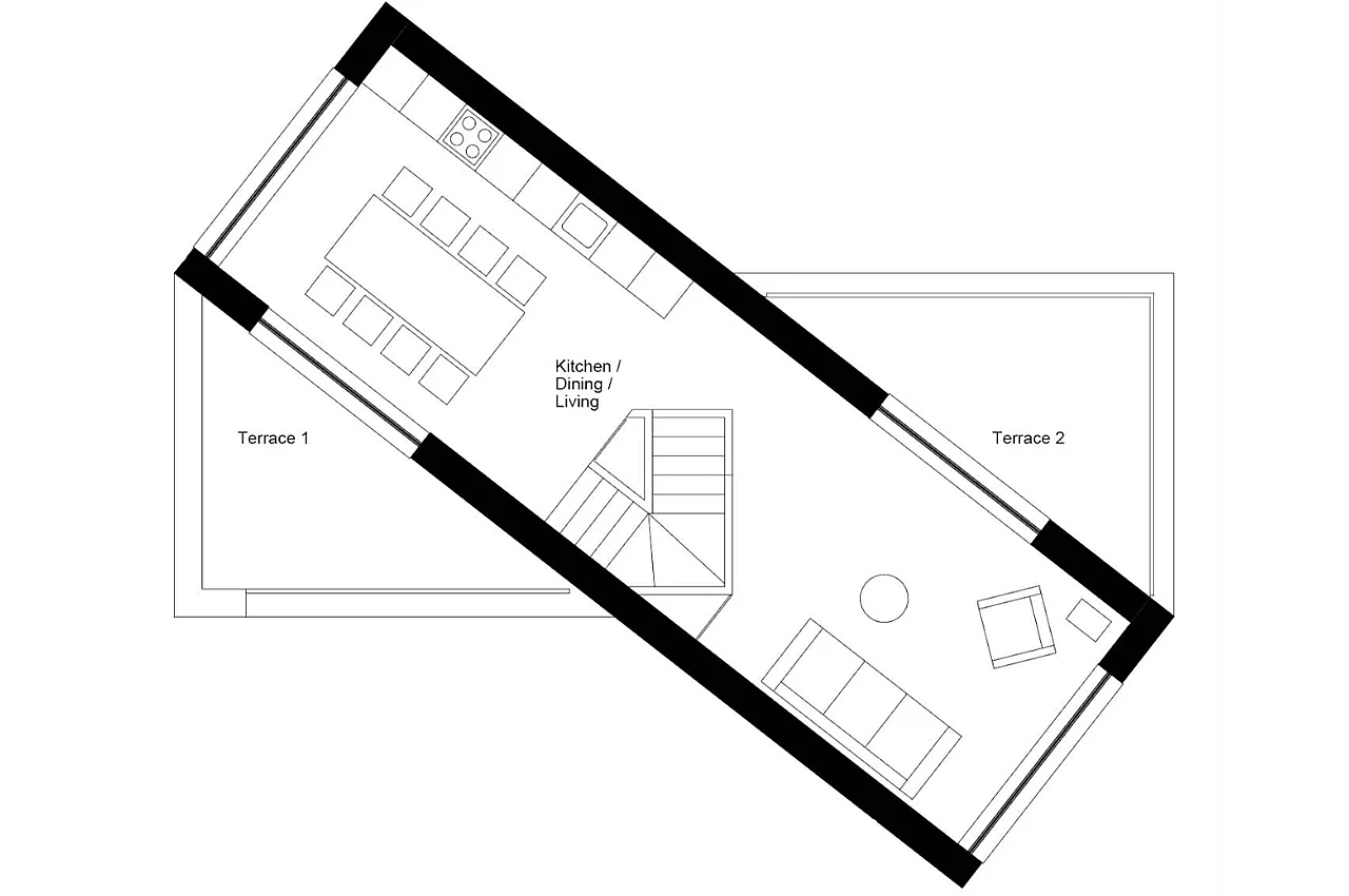 residence，Off grid，Inverted layout，Architecture，modularization，