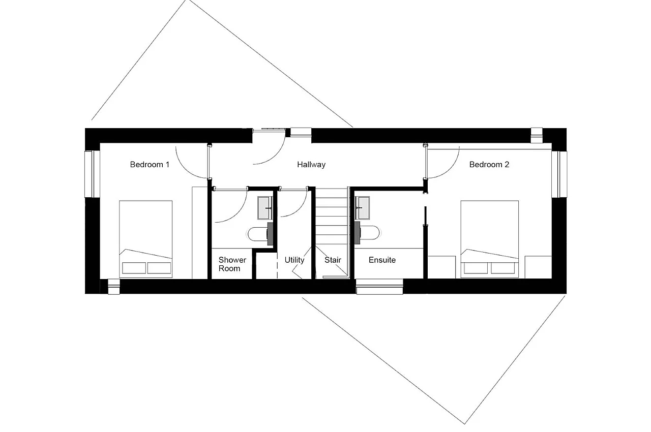 residence，Off grid，Inverted layout，Architecture，modularization，