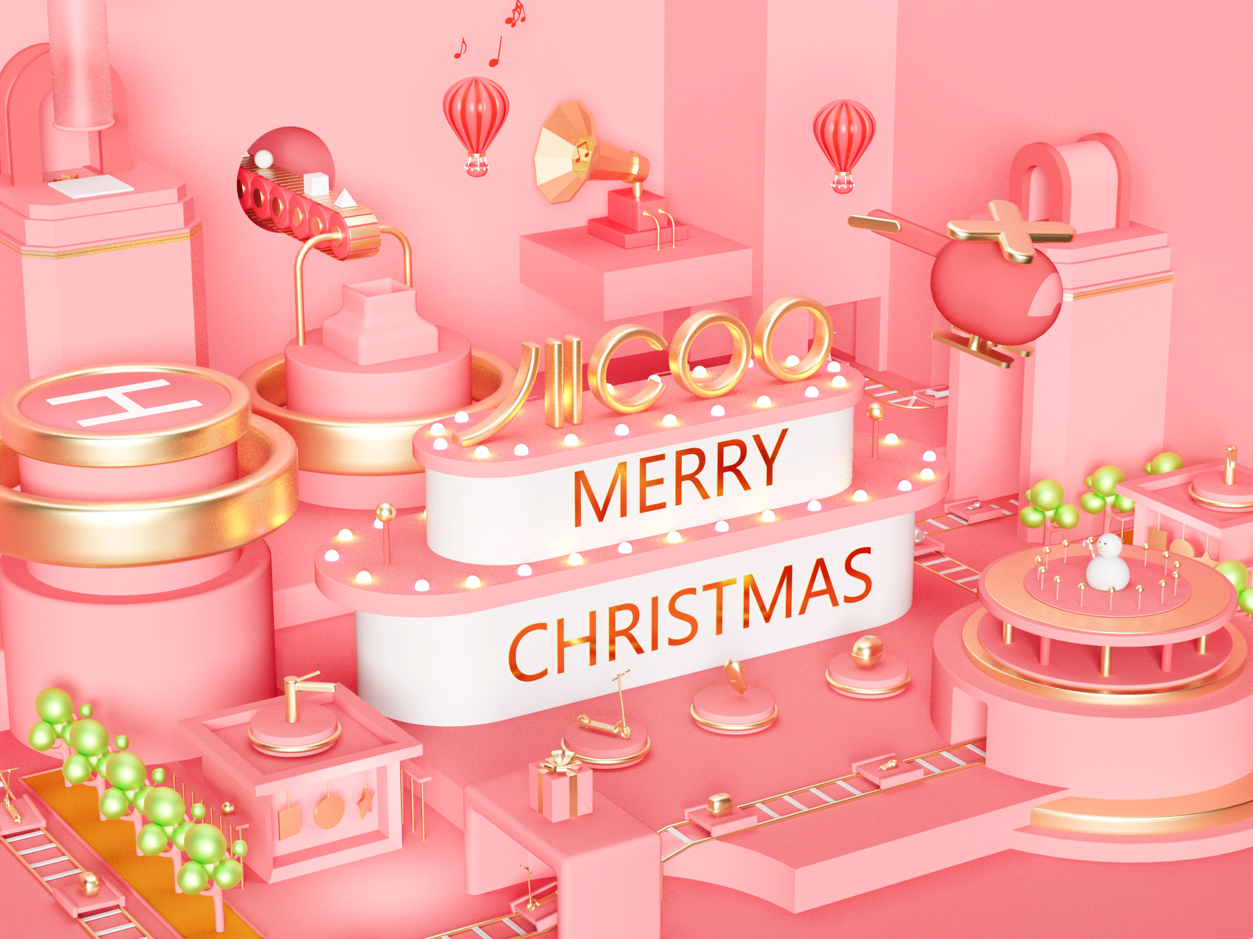 Christmas，Product animation，product design，Animation production，video，