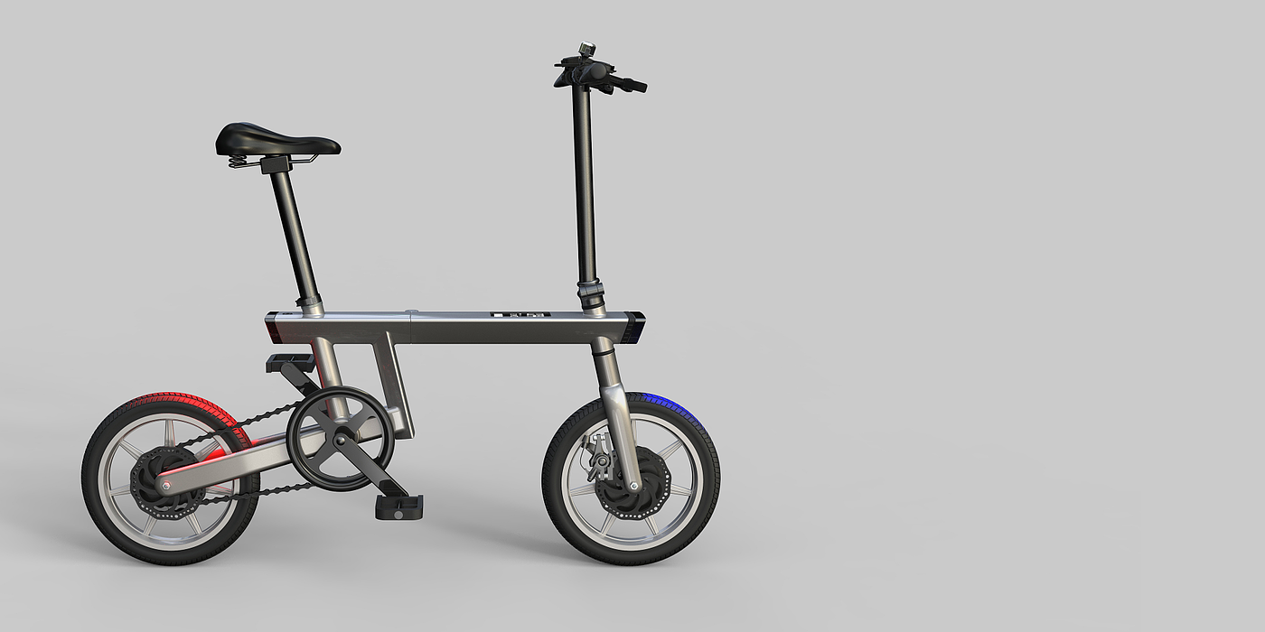 Foldable，Electric，Bicycle，