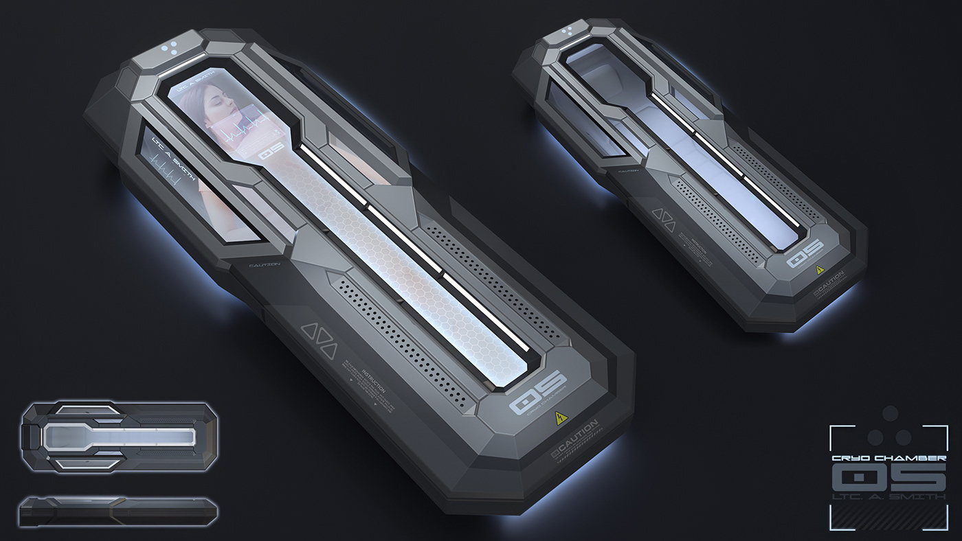 Cold Room，concept，science fiction，