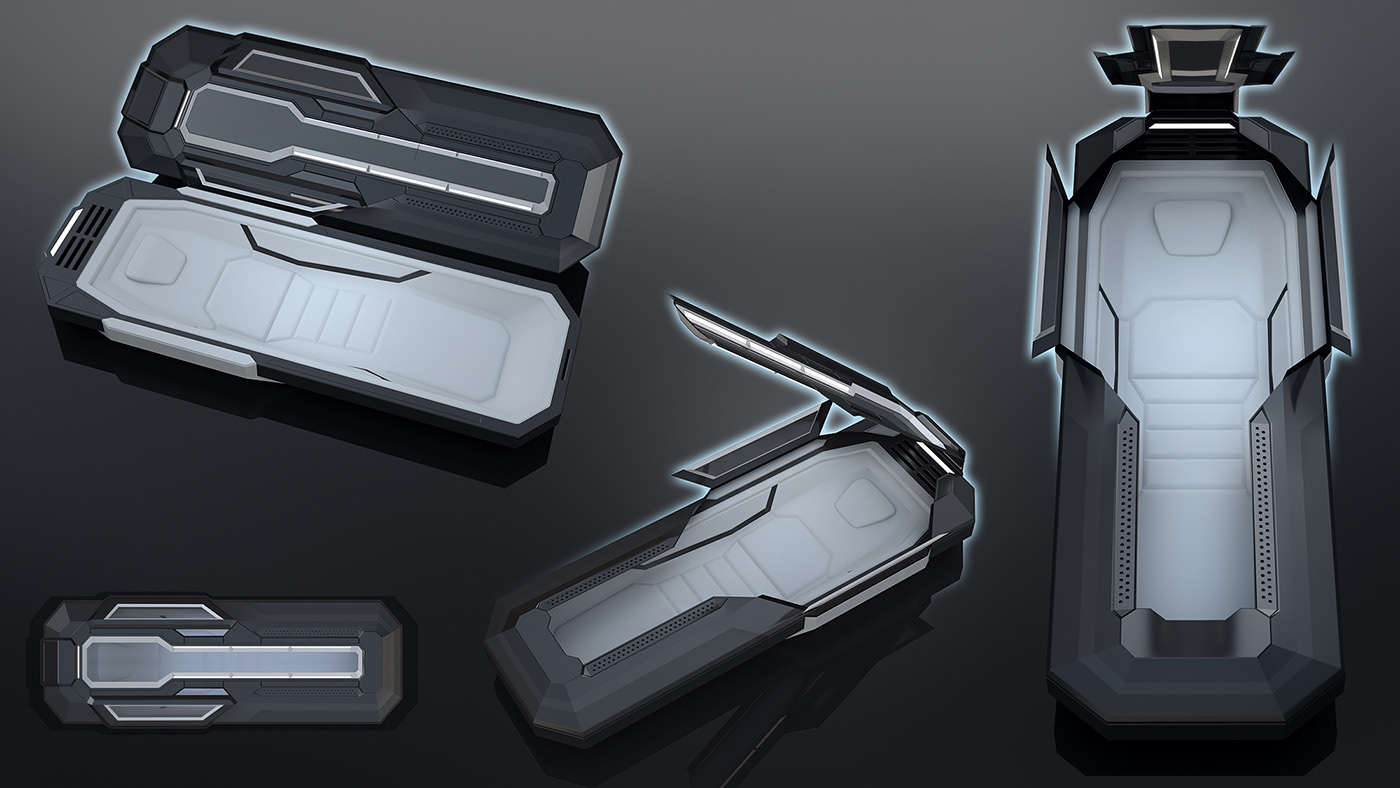 Cold Room，concept，science fiction，