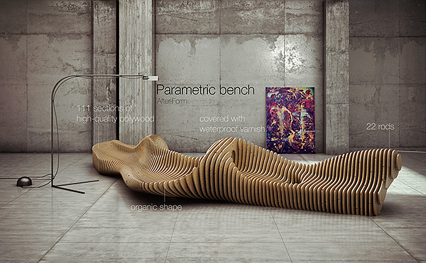 woodiness，Organic，furniture，public，chair，
