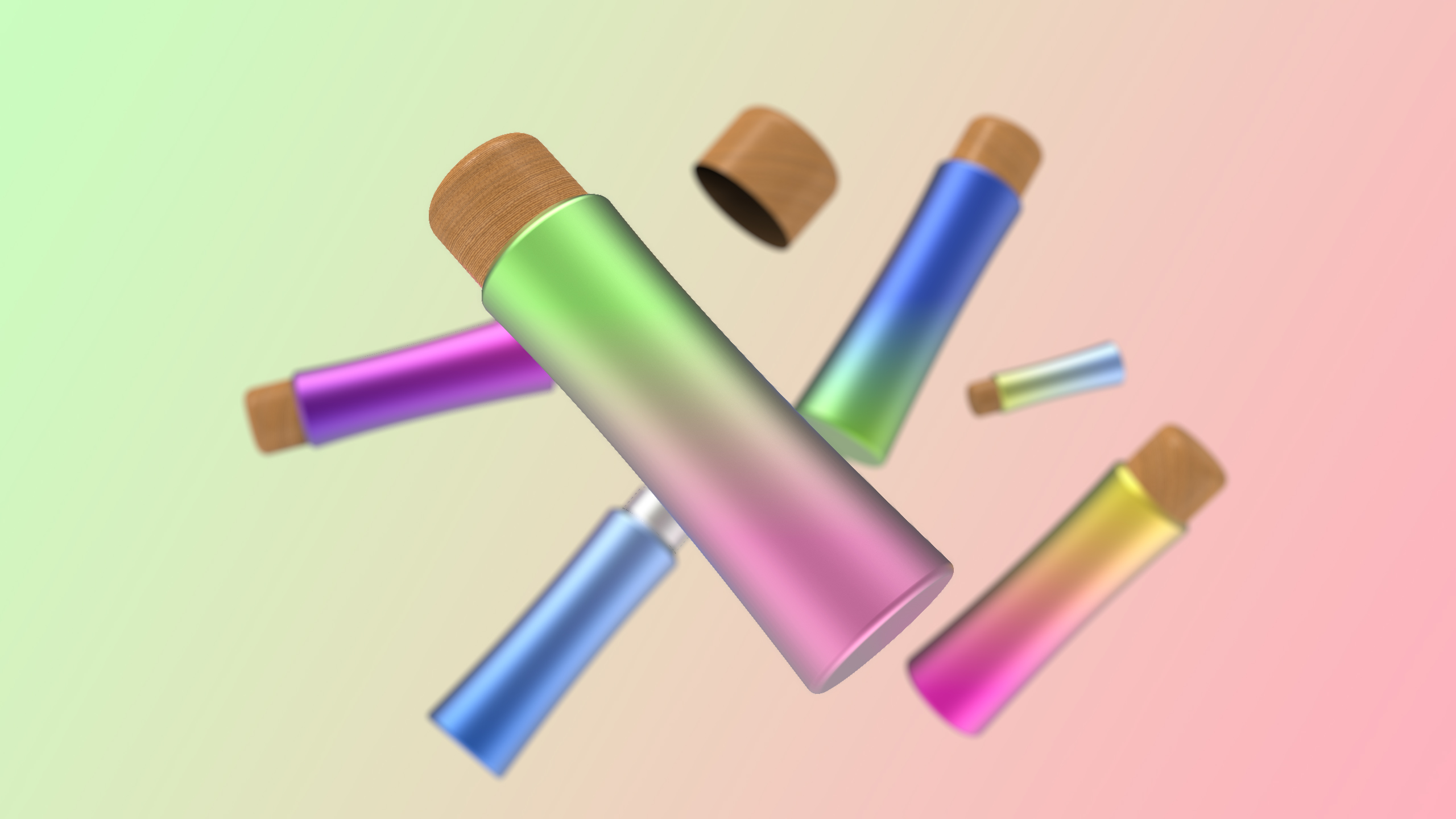 rainbow，vacuum cup，ma'am，Water cup，