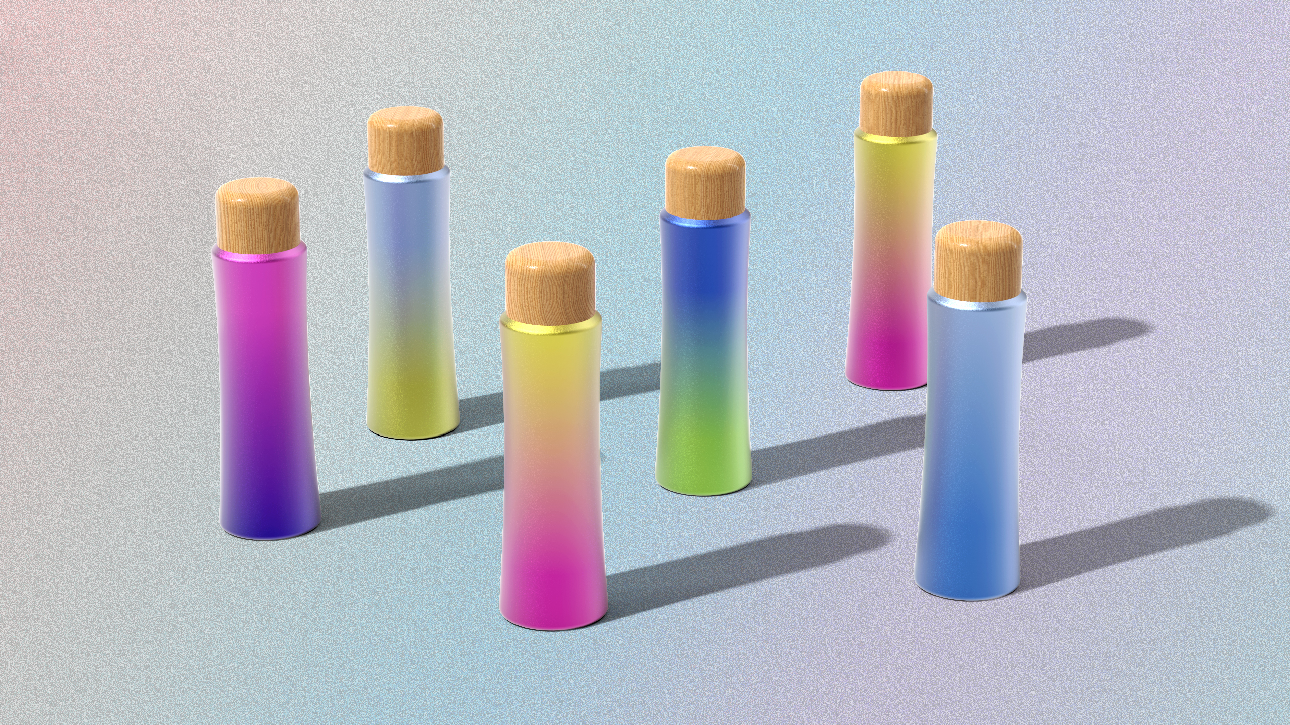 rainbow，vacuum cup，ma'am，Water cup，