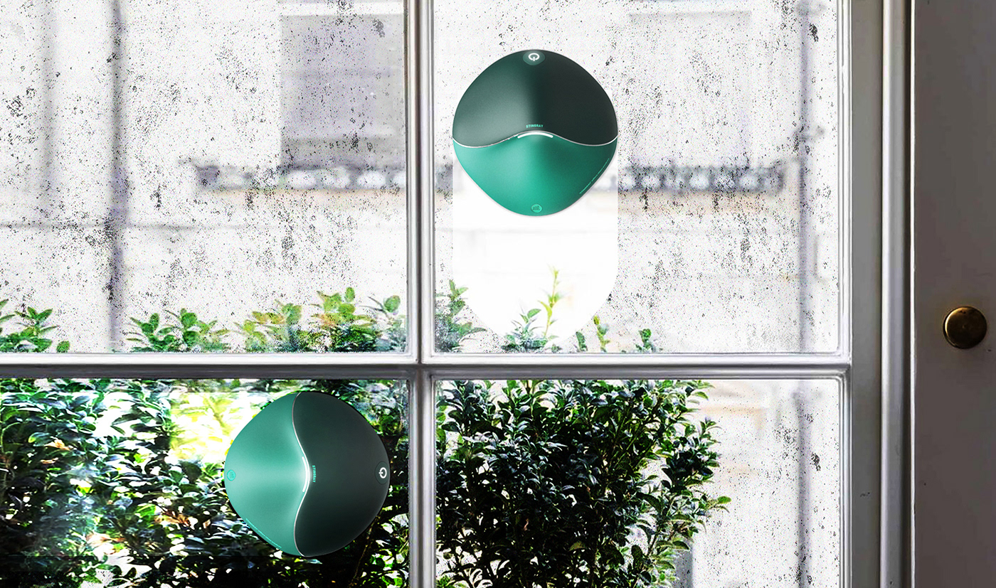 Stingray，robot，window，Robot cleaner，Window cleaning robot，