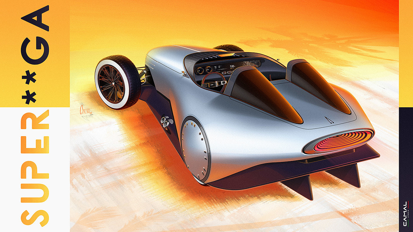 SUPER**GA，Path，Cartham seven，Sports car，