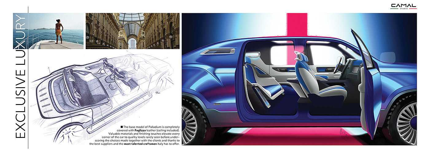 Palladium Azom，Path，automobile，Automobile design，